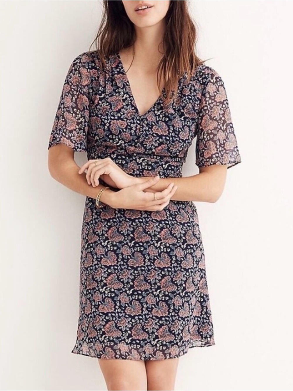 Madewell | Orchard Flutter-Sleeve Dress